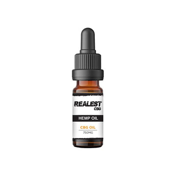 Aceite de cáñamo CBD 750 mg CBG Realest - 10 ml (COMPRE 1 Y OBTENGA 1 GRATIS)