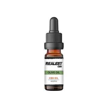 Aceite de oliva con CBD 400 mg y CBG Realest - 10 ml (COMPRE 1 Y LLEVE 1 GRATIS)