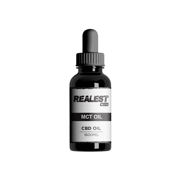 Realest CBD 1600mg CBD MCT Oil - 30ml (COMPRE 1 E GANHE 1 GRÁTIS)