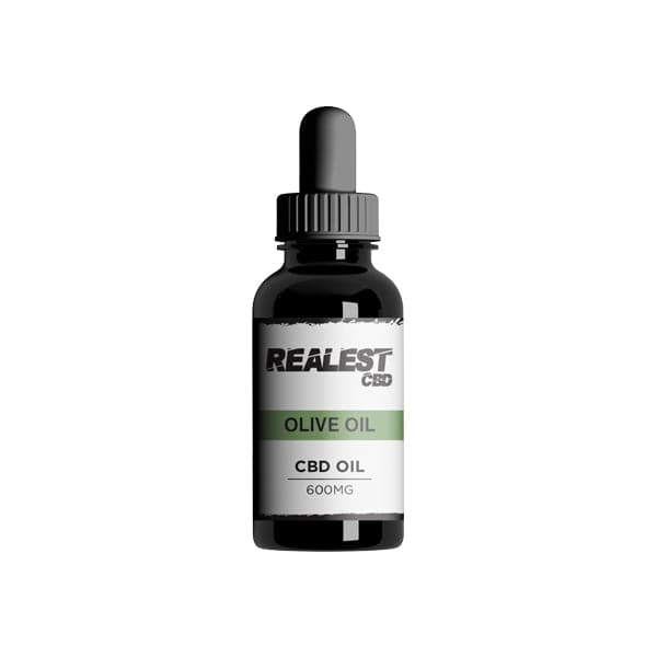 Aceite de oliva con CBD Realest CBD 600 mg - 30 ml (COMPRE 1 Y LLEVE 1 GRATIS)