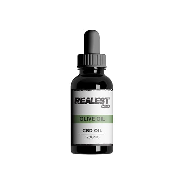 Aceite de oliva con CBD Realest CBD 1700 mg - 30 ml (COMPRE 1 Y LLEVE 1 GRATIS)