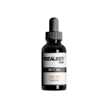 Aceite CBD 3000 mg CBG MCT Realest - 30 ml (COMPRE 1 Y OBTENGA 1 GRATIS)