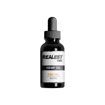 Realest CBD 450mg CBG Hemp Oil - 30ml (COMPRE 1 E GANHE 1 GRÁTIS)