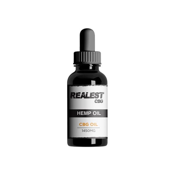 Aceite de cáñamo CBG Realest CBD 1450 mg - 30 ml (COMPRE 1 Y OBTENGA 1 GRATIS)
