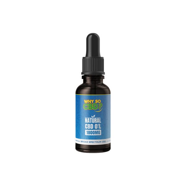 ¿Por qué tanto CBD? Aceite natural de CBD de amplio espectro de 1800 mg - 30 ml