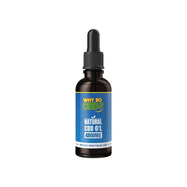 ¿Por qué tanto CBD? Aceite natural de CBD de amplio espectro de 4800 mg - 50 ml