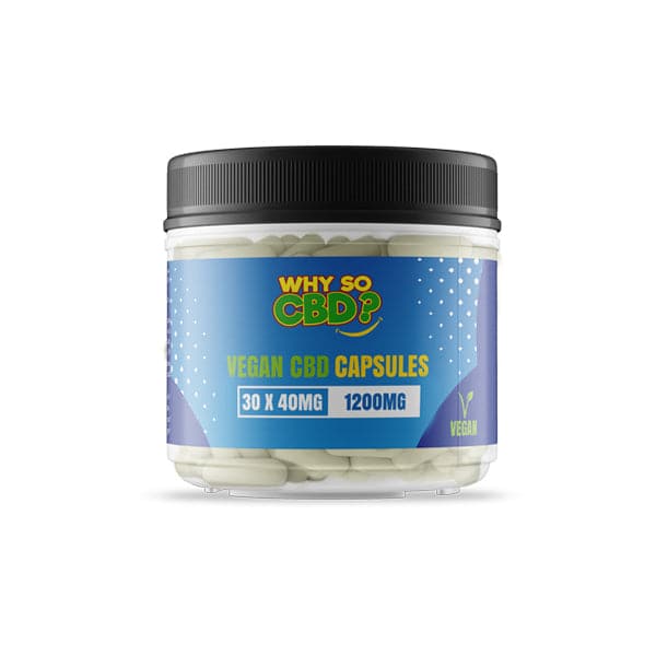 ¿Por qué tanto CBD? Cápsulas veganas de CBD de 1200 mg - 30 cápsulas