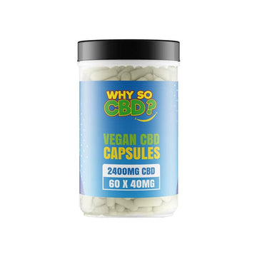 ¿Por qué tanto CBD? Cápsulas veganas de CBD de 2400 mg - 60 cápsulas