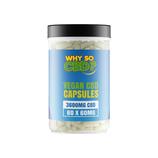 Por que tanto CBD? Cápsulas veganas de CBD de 3600 mg - 60 cápsulas