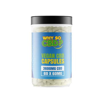 ¿Por qué tanto CBD? Cápsulas veganas de CBD de 3600 mg - 60 cápsulas