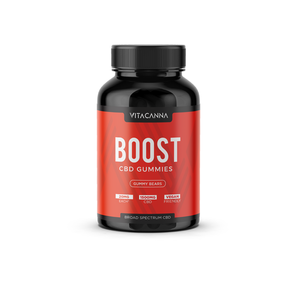 Ositos de goma veganos con CBD de amplio espectro de Vitacanna de 1500 mg