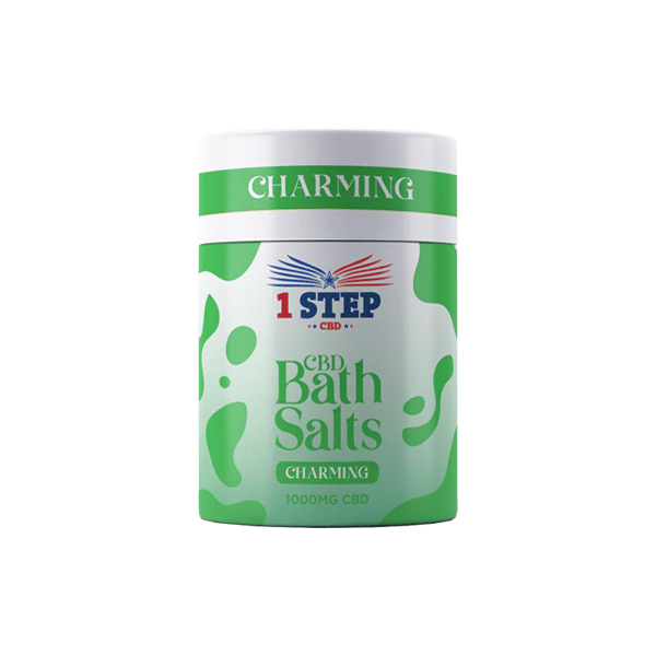 Sais de banho CBD 1 Step CBD 1000mg - 500g (COMPRE 1 E GANHE 1 GRÁTIS)