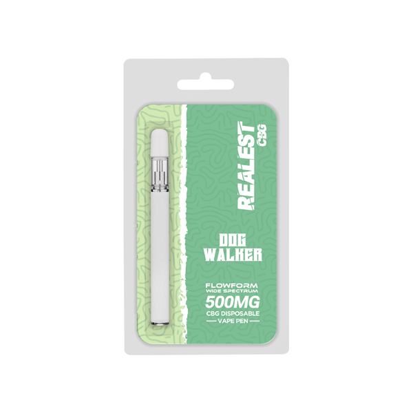 Barras Realest CBG 500mg CBG Caneta Vape Descartável (COMPRE 1 E GANHE 1 GRÁTIS)