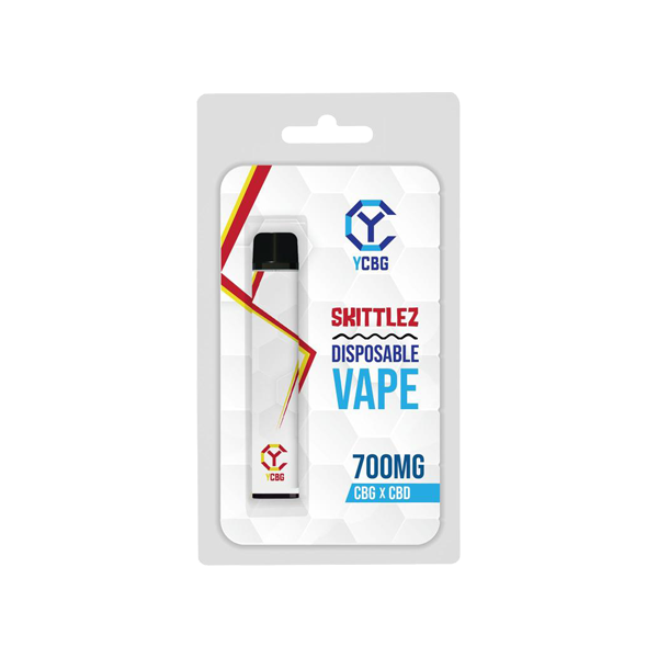 Vapeador desechable con forma de flujo y CBD + CBG de 700 mg (COMPRE 1 Y OBTENGA 1 GRATIS)