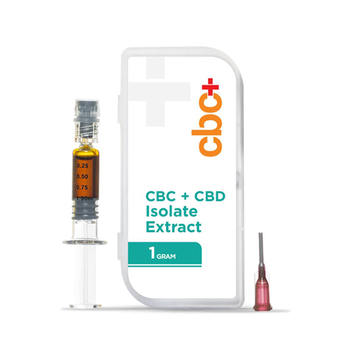 CBC+ 100% Puro CBC + Extrato de CBD, Fluxo de Espectro Amplo - 1g