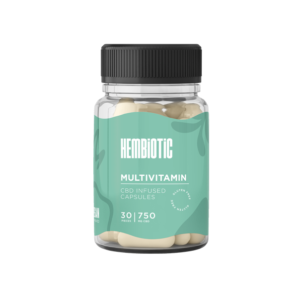 Cápsulas de CBD Hembiotic de 750 mg - 30 cápsulas