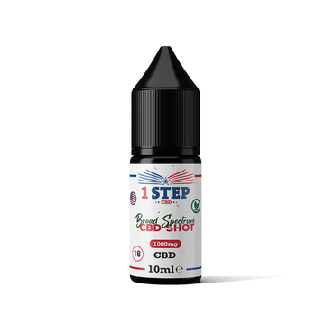 1000mg 1 passo amplo espectro 10ml CBD Shot