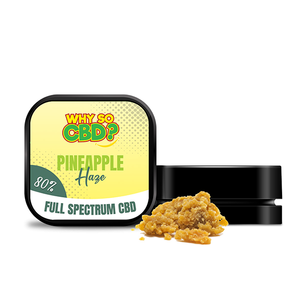 ¿Por qué tanto CBD? Crumble de CBD de espectro completo al 80 % 1 g