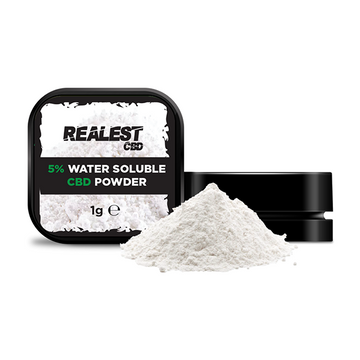 Polvo de CBD soluble en agua Realest CBD al 5 % (COMPRE 1 Y OBTENGA 1 GRATIS)