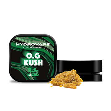 Crumble de CBD con 80 % de H4 de Hydrovape, 0,5 g