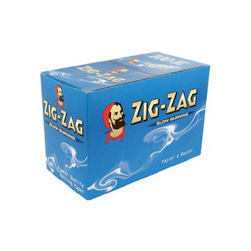 100 papeles de liar Zig-Zag azules de tamaño regular