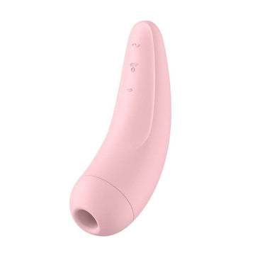 Masajeador de clítoris Curvy 2 Plus con aplicación Satisfyer, color rosa