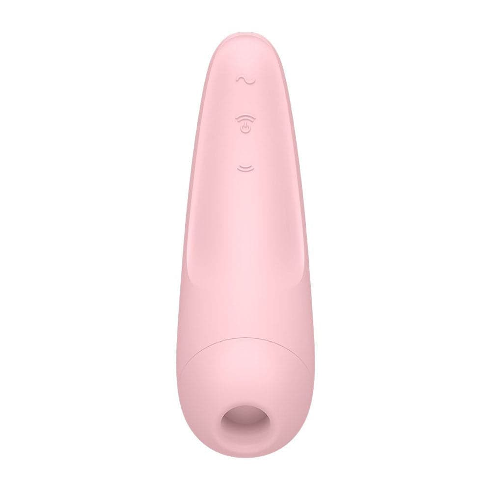 Masajeador de clítoris Curvy 2 Plus con aplicación Satisfyer, color rosa