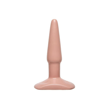 Plug anal clássico liso pequeno carne rosa