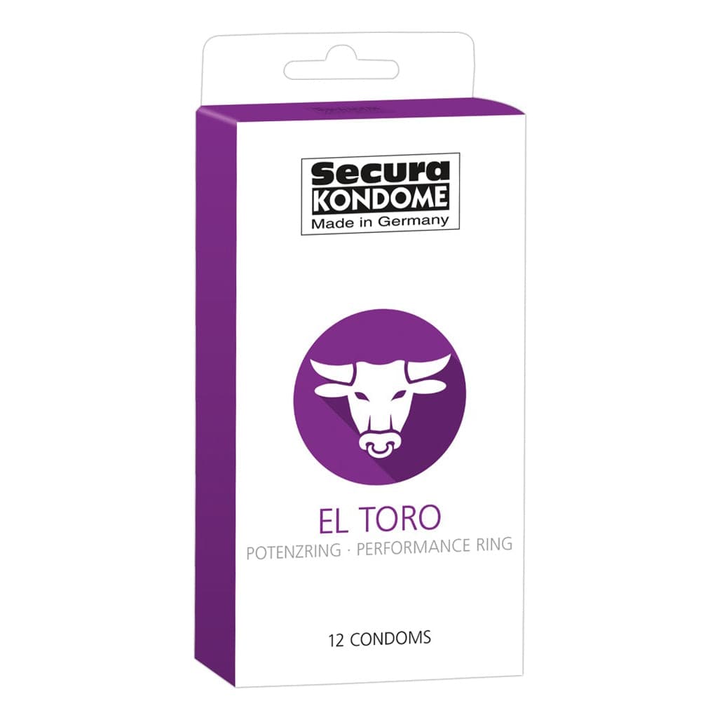 Anillo de rendimiento Secura Kondome El Toro x12 condones
