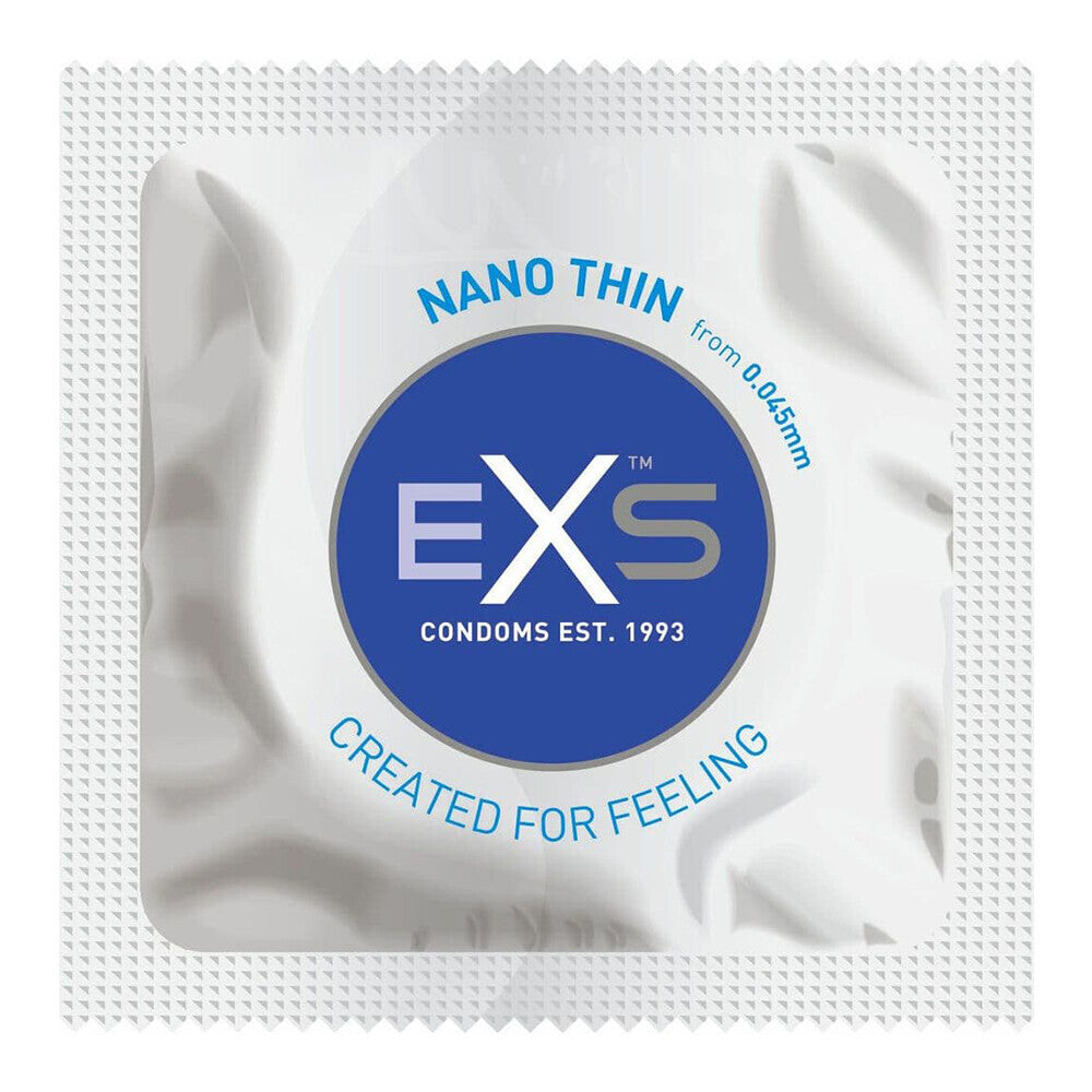 Condones finos EXS Nano, paquete de 12