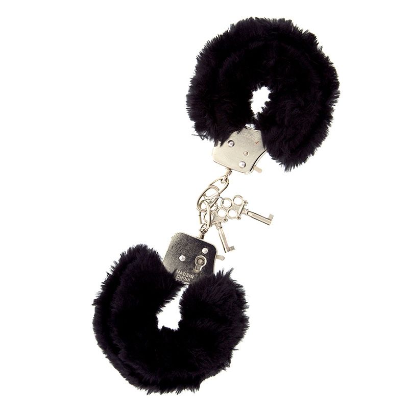 Algemas de metal peludo pretas