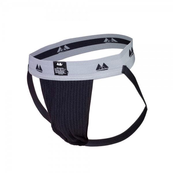 Jockstrap Preto com Cós de 2 Polegadas Tamanho: Grande