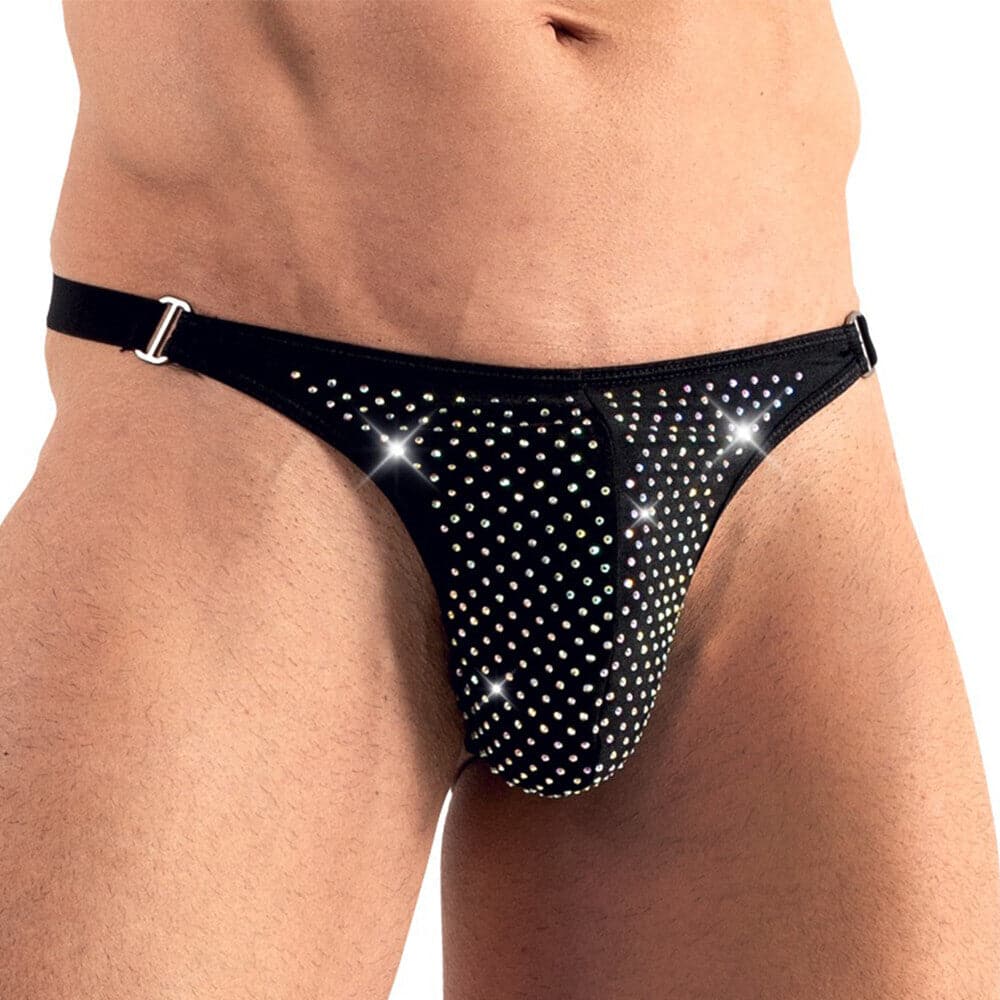 Cordão Svenjoyment com strass brilhantes Tamanho: X Grande