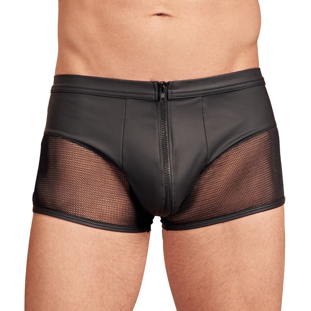 Calça NEK Matte Look com abertura de zíper preta tamanho: X grande