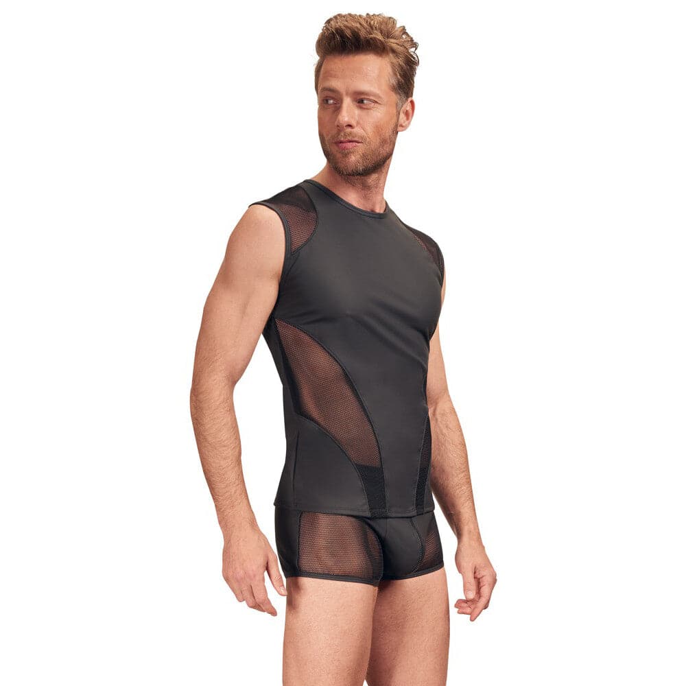 NEK Matte Look Sleeveless Shirt Black Size: XXL