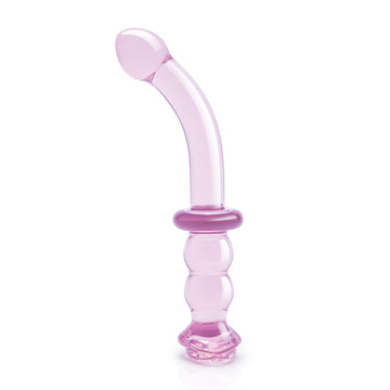 Glaze Glass Rosebud Dildo Ponto G