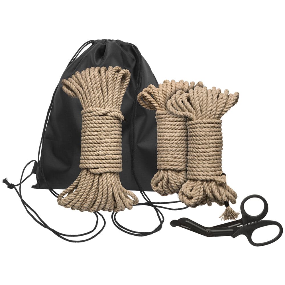 Kit de cuerda de cáñamo de 5 piezas para iniciar el proceso de atado y encuadernado