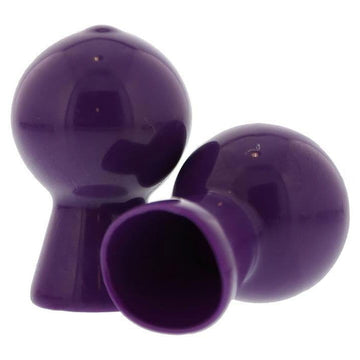 Chupones para pezones de color morado brillante