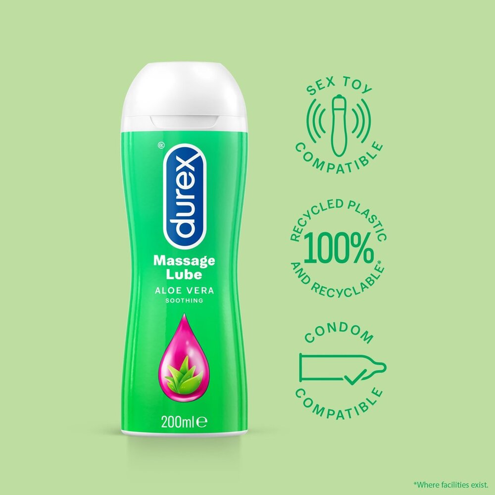 Durex Massage Lube Aloe Vera Calmante 200ml