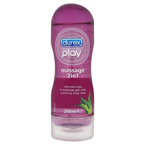 Gel y lubricante relajante para masajes Durex Play
