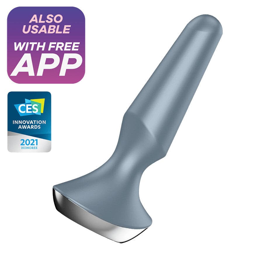 Plug anal Satisfyer Ilicious 2 Aplicación Azul hielo