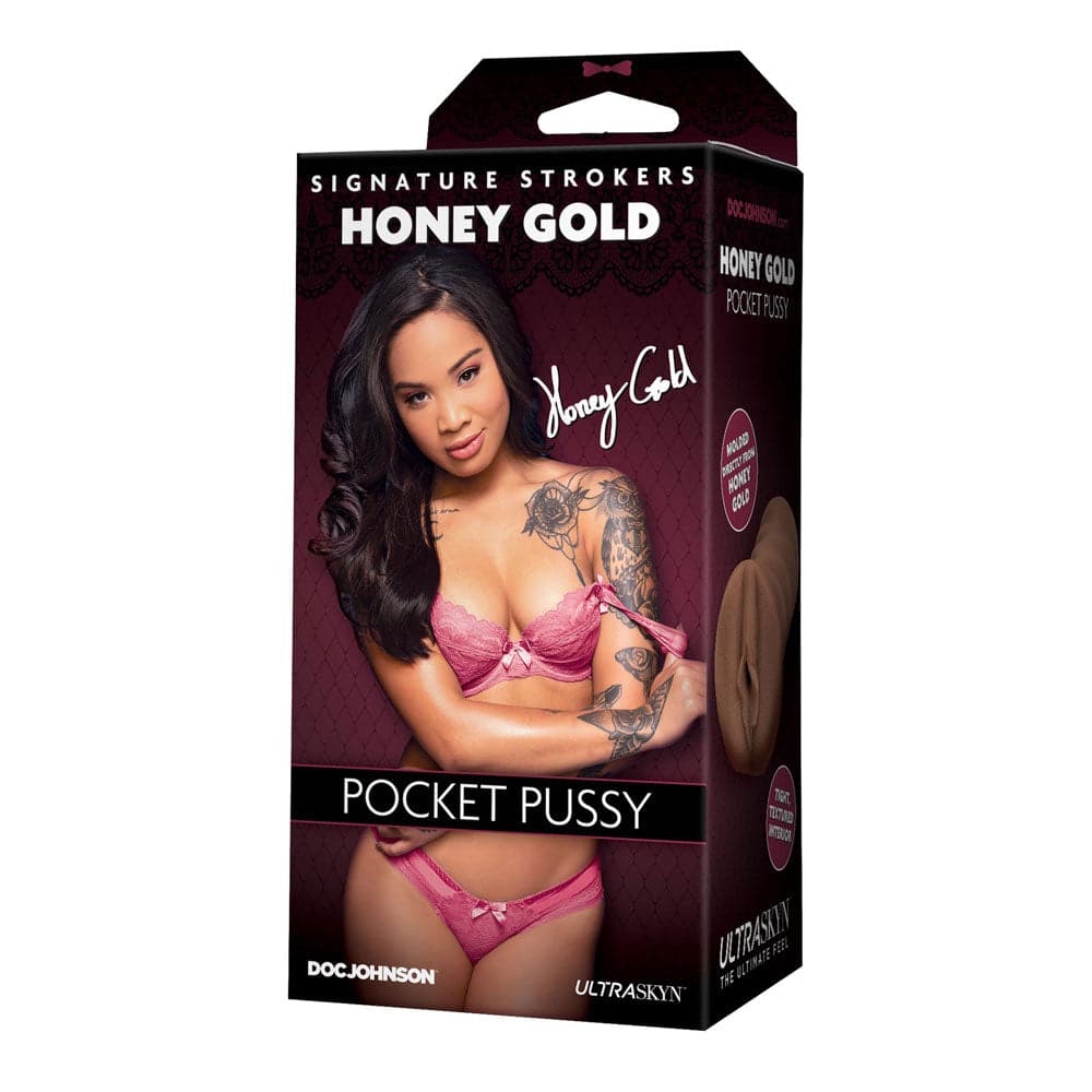 Assinatura Strokers Honey Gold Pocket Pussy