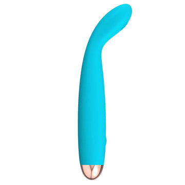 Mini vibrador recargable Silk Touch de Cuties, color azul