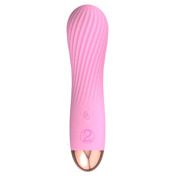 Mini vibrador recarregável Cuties Silk Touch rosa