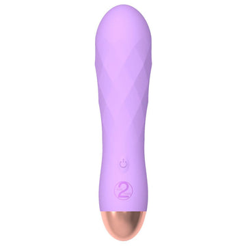 Mini vibrador recarregável Cuties Silk Touch roxo