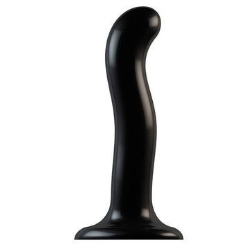 Strap On Me Próstata e Ponto G Dildo Curvo Médio Preto