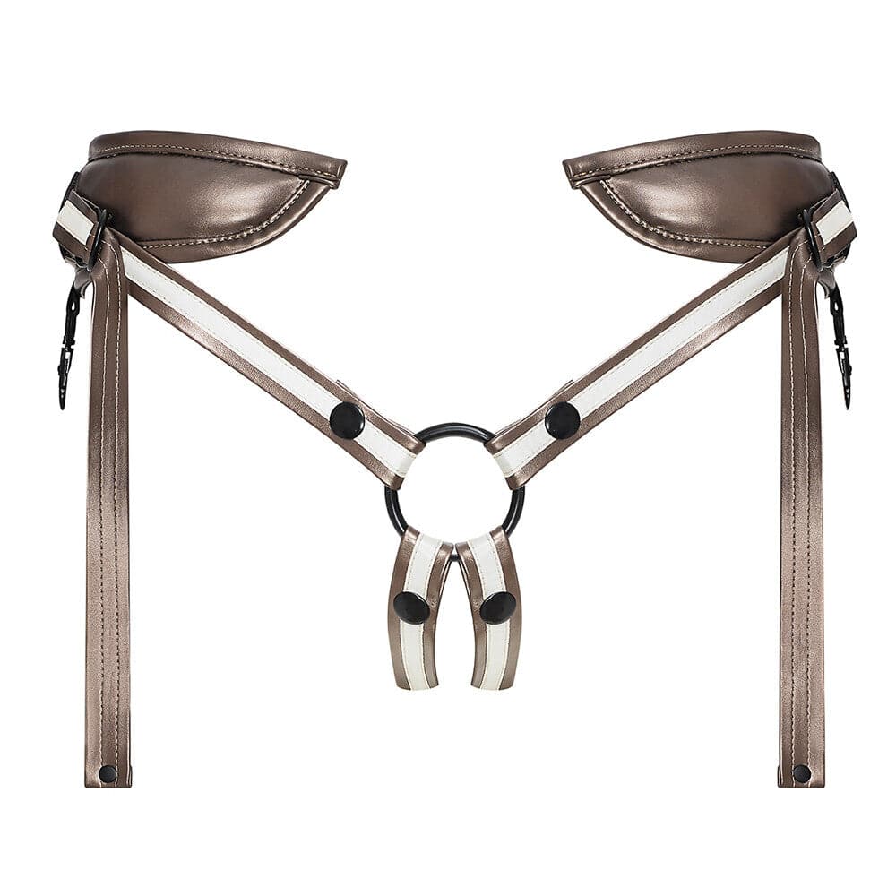 Strap On Me Arnês de couro sintético Desirous Tamanho único