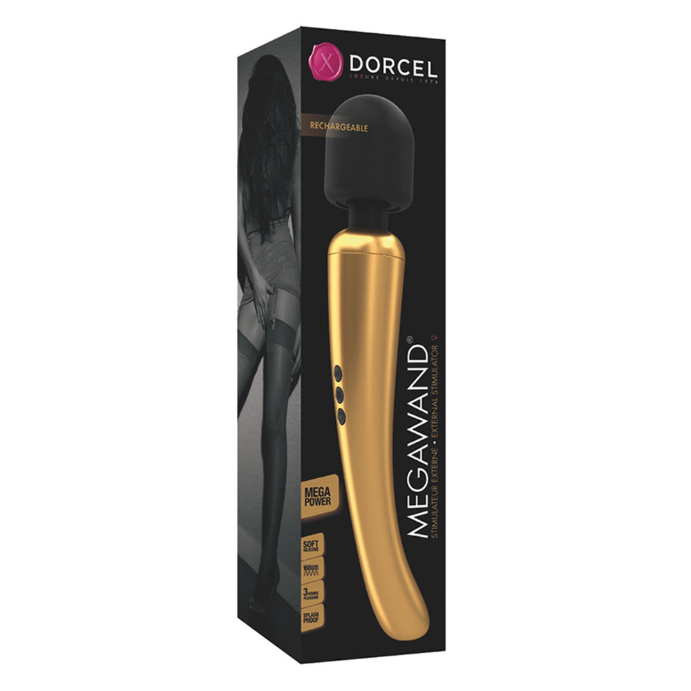 Dorcel Mega Wand recarregável dourado