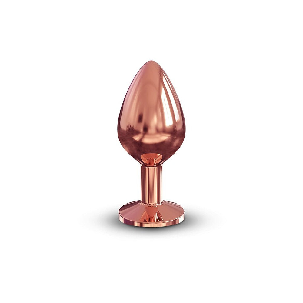 Tapón anal Dorcel Diamond en oro rosa, tamaño mediano