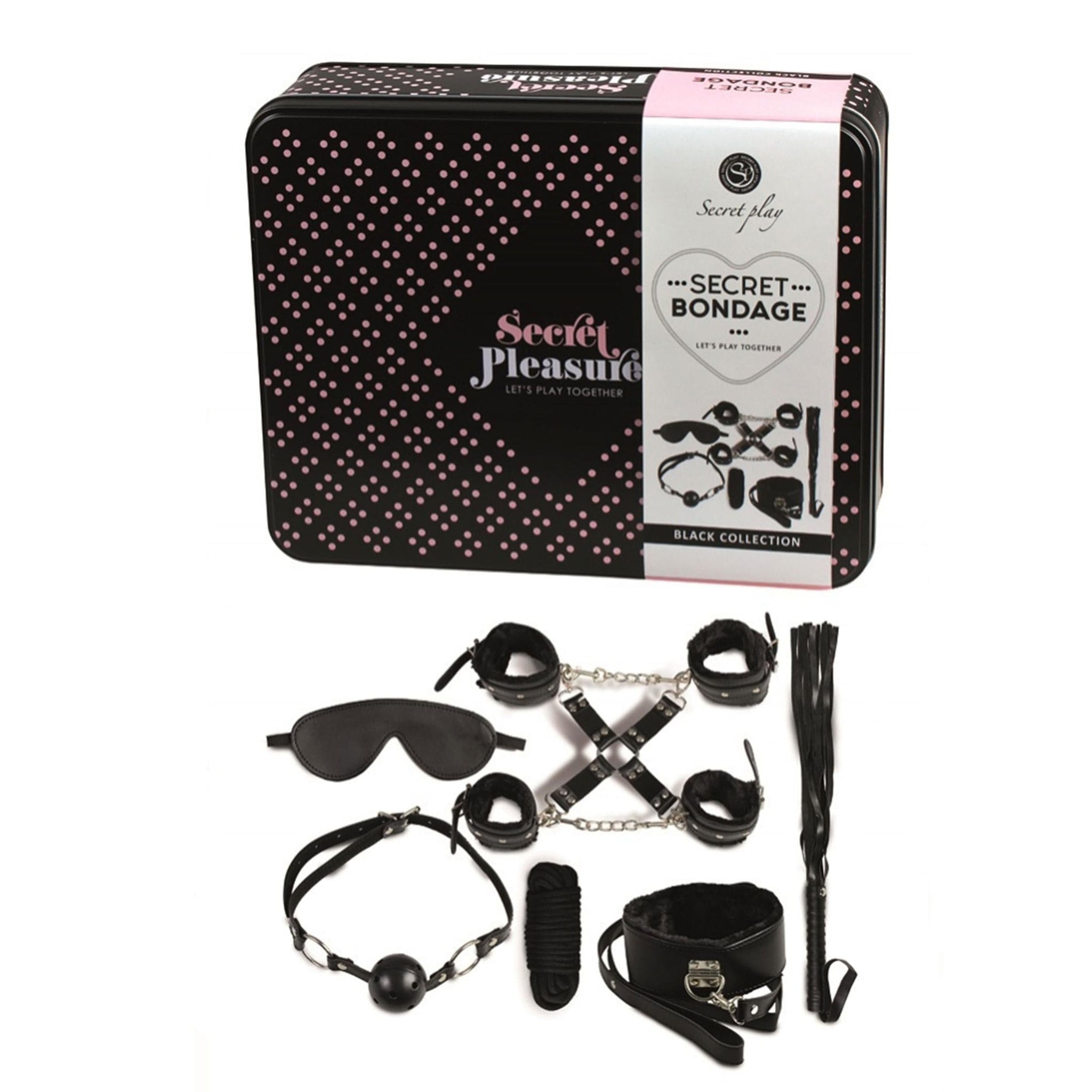 Kit de bondage secreto Colección negra